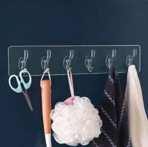 6 IN 1 Transparent Wall Hanger