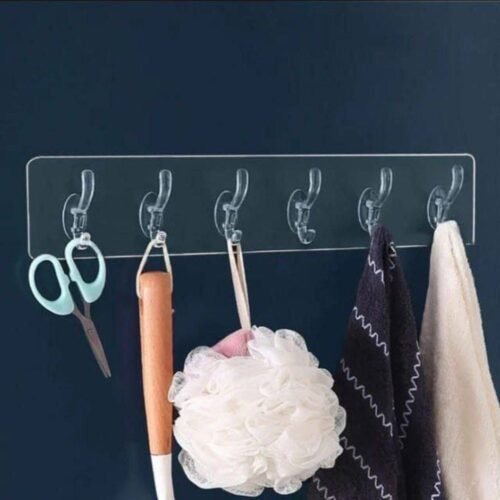 6 IN 1 Transparent Wall Hanger