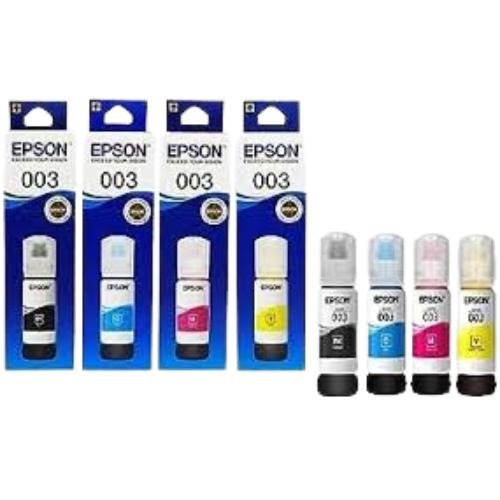 Epson Printer Ink 003 (Set Of 4) Black, Cyan, Magenta, Yellow
