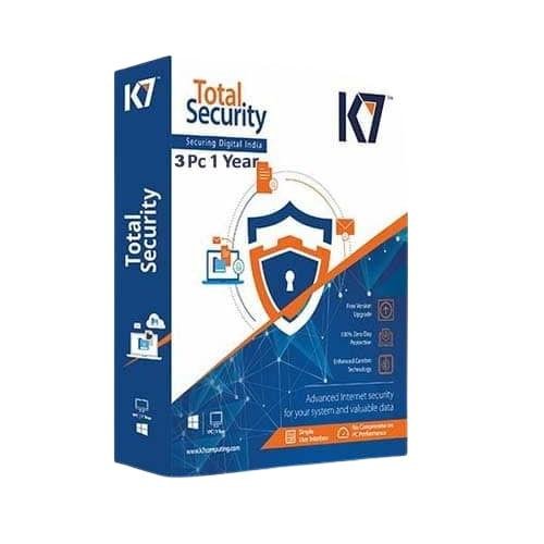 K7 Total Security Anti Virus (3U,1Y)